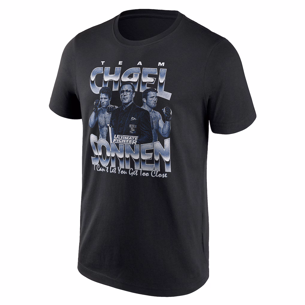 UFC Ultimate Fighter Team Chael T-Shirt - Black - Mens
