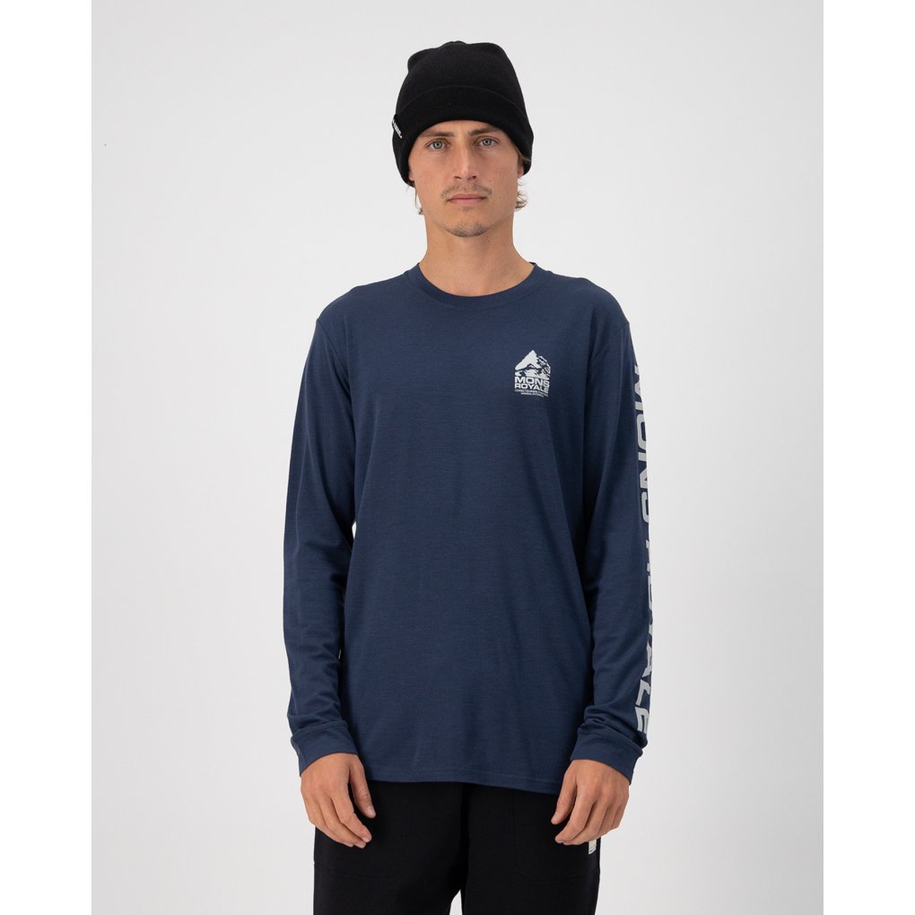 Mons Royale Icon Merino Classic Long Sleeve Men - midnight