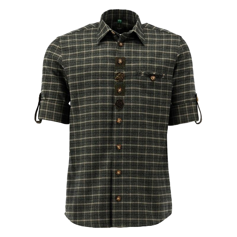 Shirt 1\/1 Sleeve Regular Fit Men (Traditional Green)