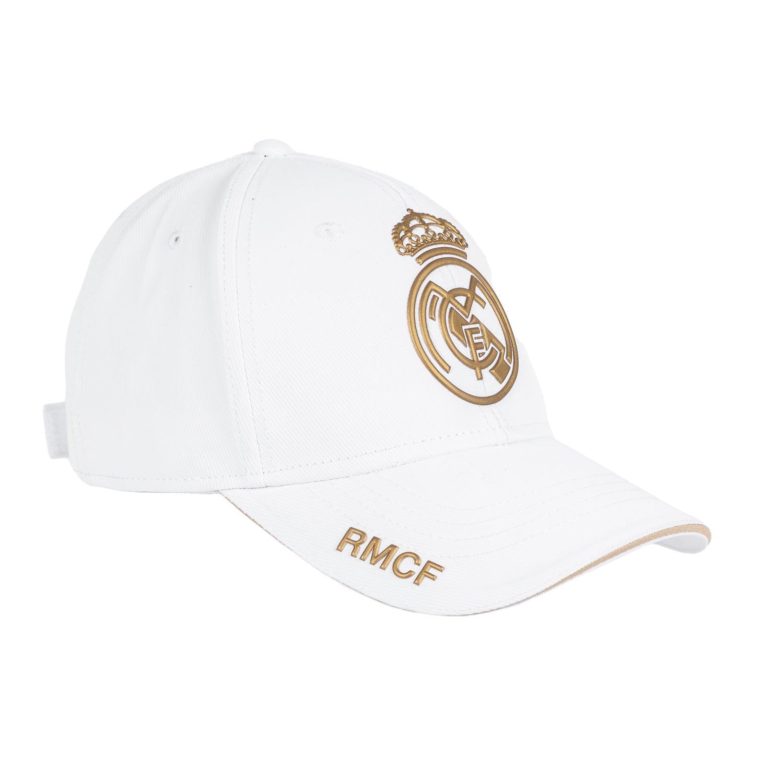 Real Madrid Crest Logo Cap - White