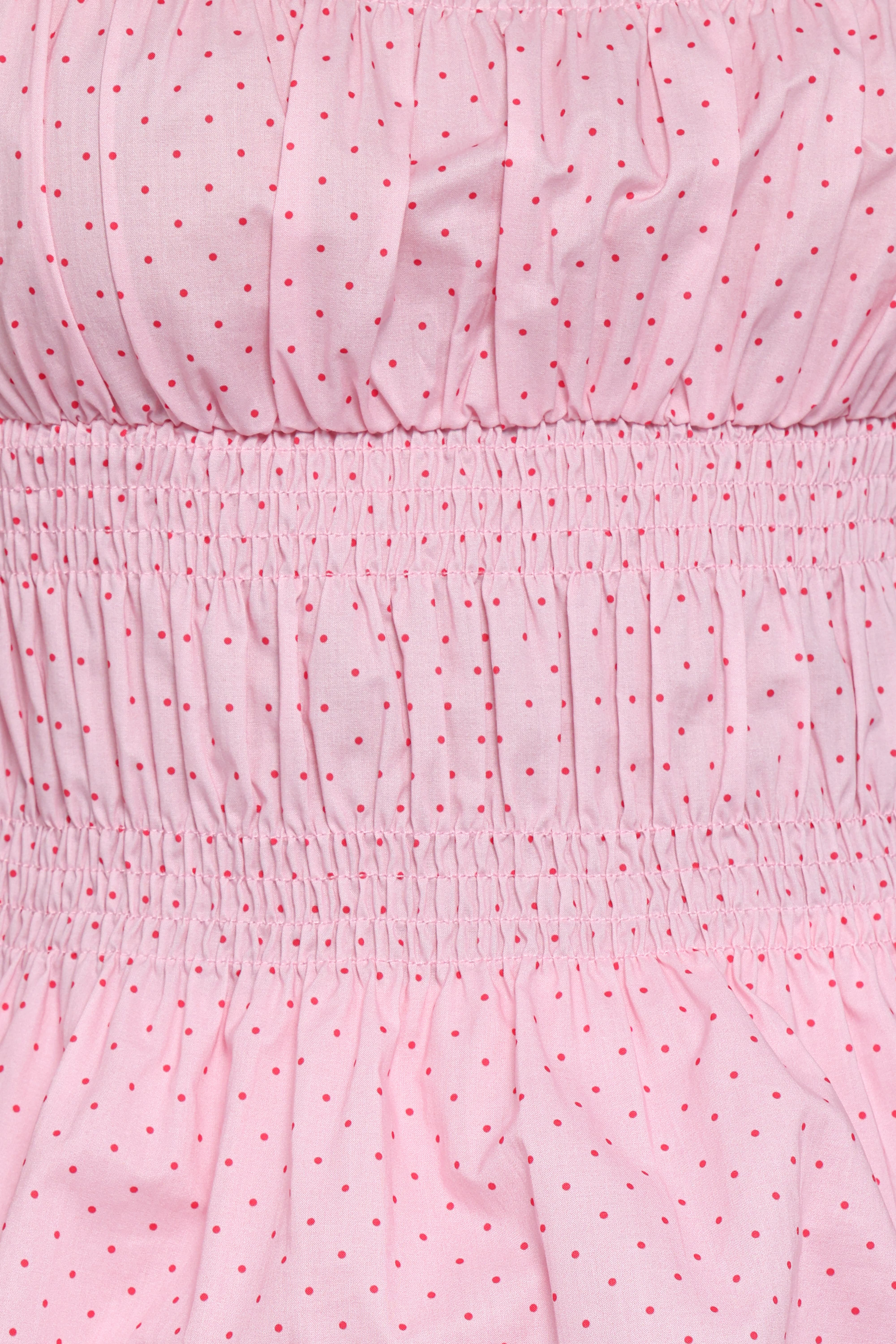 Daisy Skirt Set - Pink Polka Dot