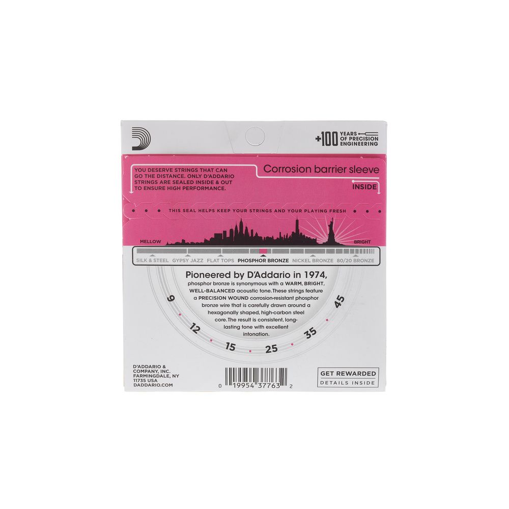 Daddario EJ23 Phosphor Bronze SL – Thomann Ireland