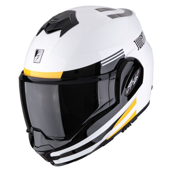 Casque modulable Scorpion Exo EXO-TECH EVO PRO - JUVENTUS - Noir / BlancRef : SC1199