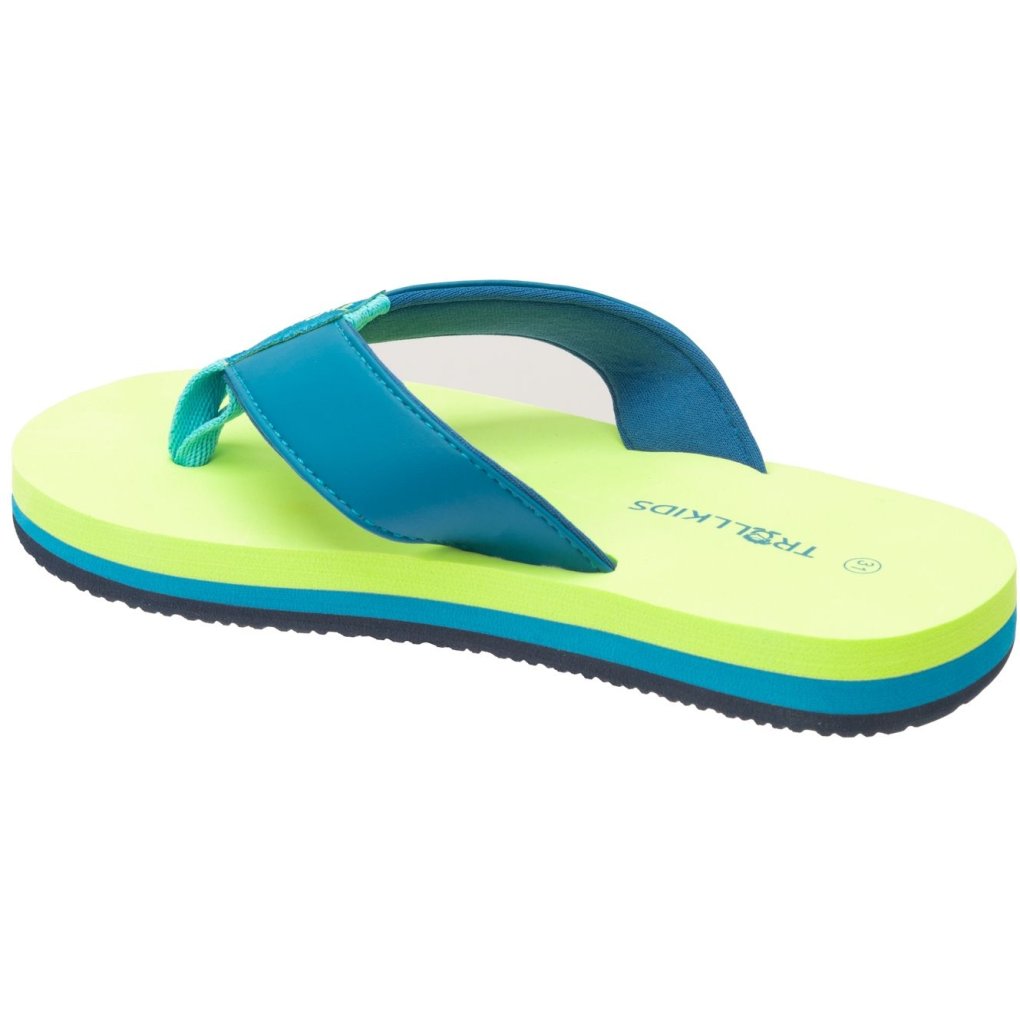 Trollkids Haukland Beach Sandal Kids - Spring Leaf/Harbor Blue/Aqua Haze