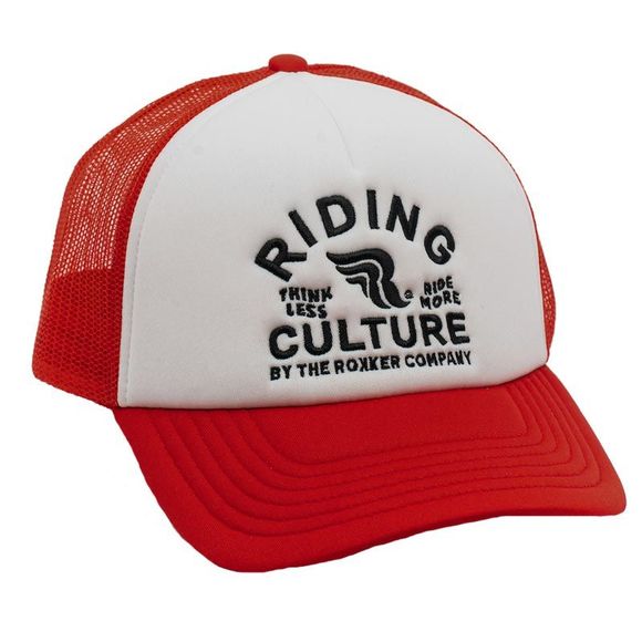 RIDING CULTURE ride more trucker cap - red / whiteRef: rid0011 / rc900153