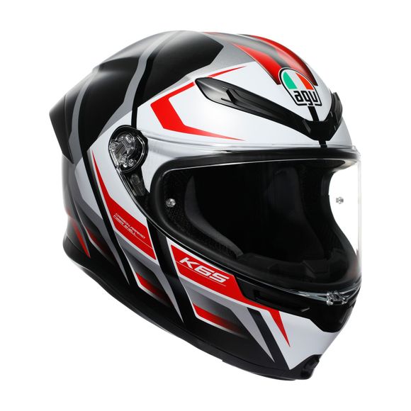 Casque intégral AGV K-6 S - KARVE - Noir / RougeRef : AG1088