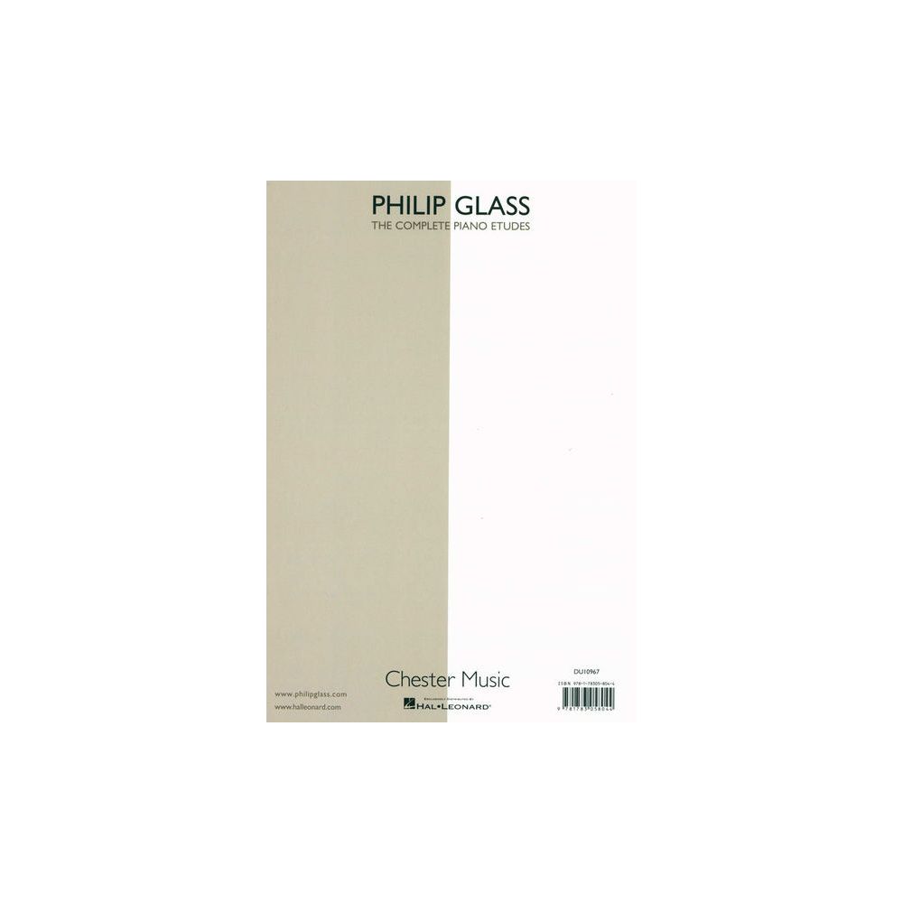 Dunvagen Music Publishers Philip Glass Piano Etudes – Thomann Ireland