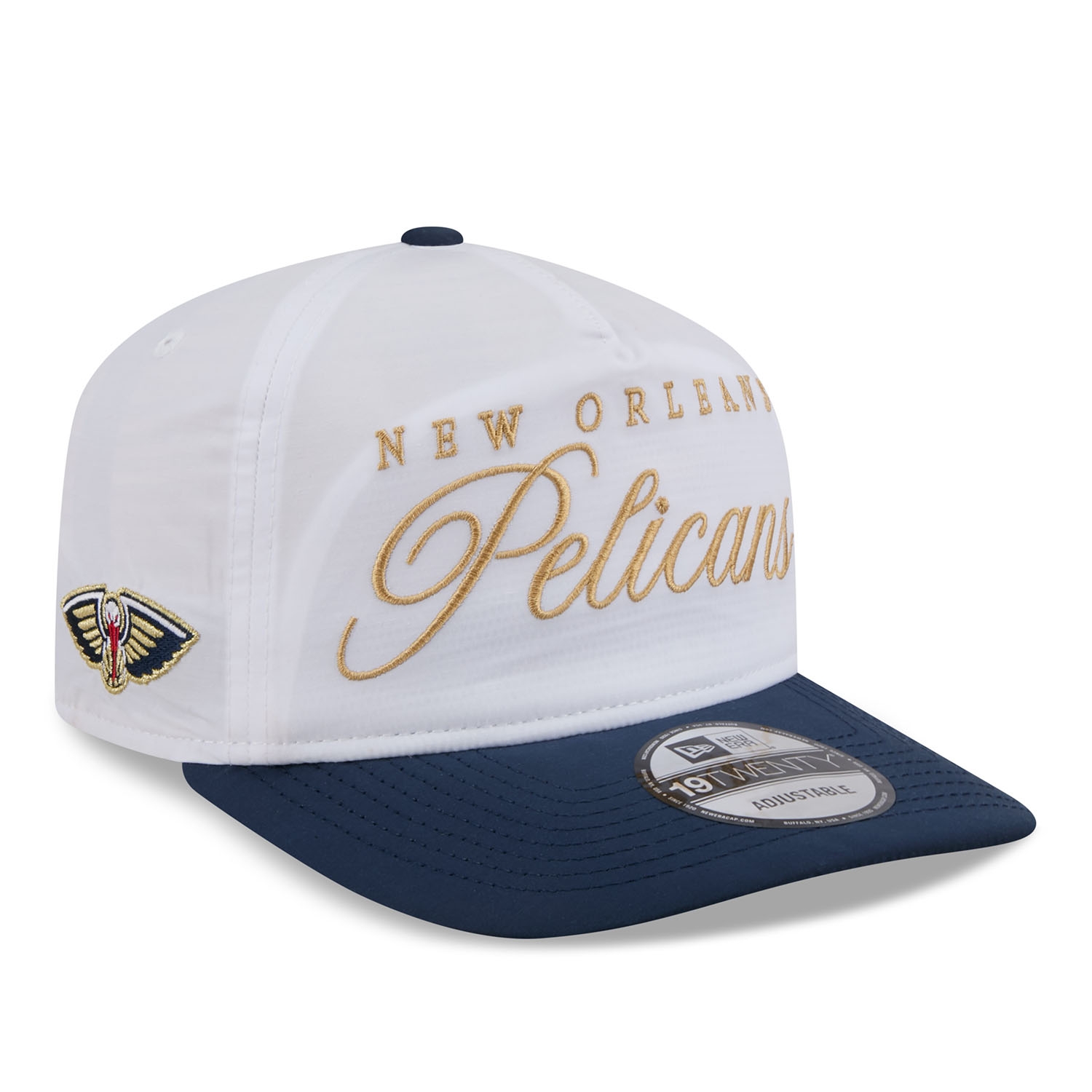 New Orleans Pelicans 2025 NBA Draft 19Twenty Adjustable Cap OTC White