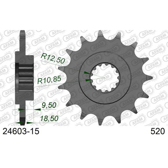 Kit AFAM 520 Premium steel type with silent gableRef : AA0351 / KIT109493