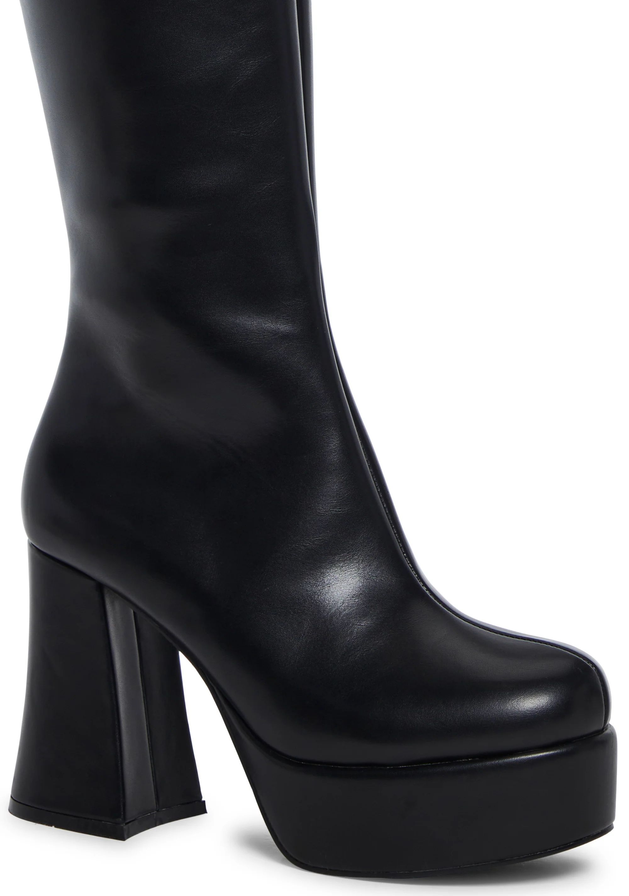 Flirty Flair Go Go Boots - Black