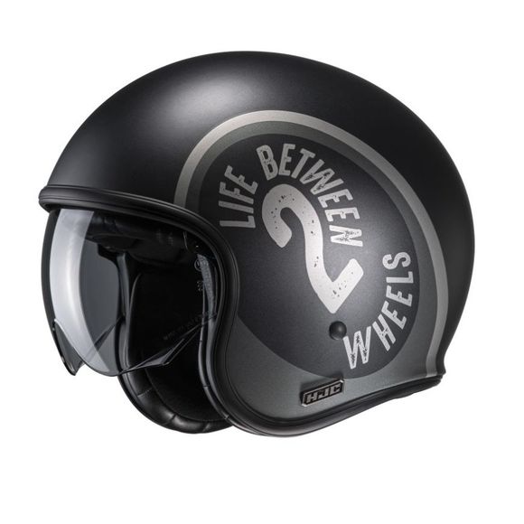 HJC V30 jet helmet - HARVEY - Gray / BlackRef: HJ0945-C53844