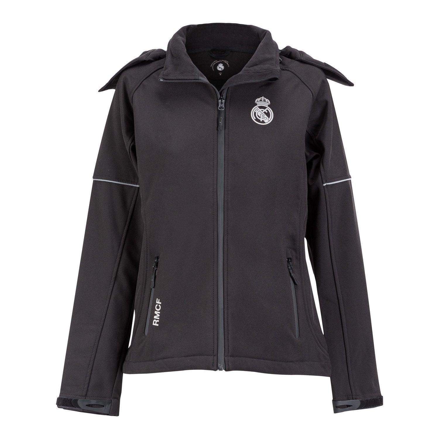 Real Madrid Womens Softshell Black