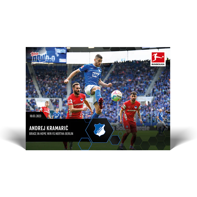 Topps UK - Brace in home win - Bundesliga TOPPS NOW® Card #162
