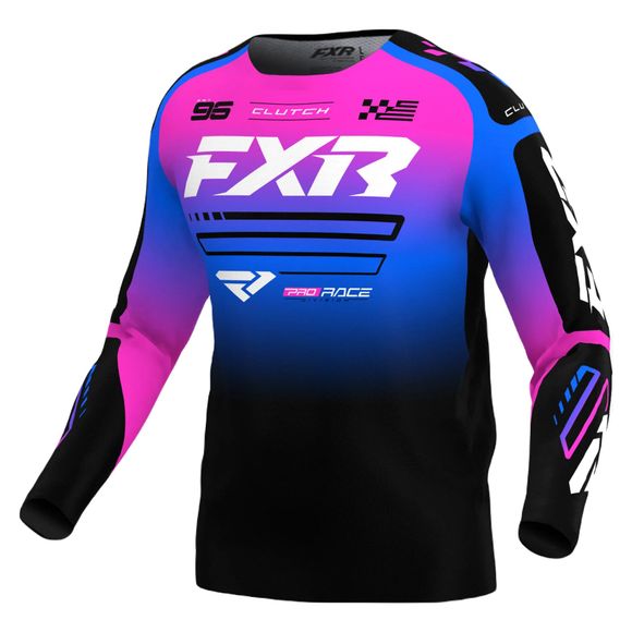 Maillot cross FXR CLUTCH MX 25 ENFANT 2025 - NoirRef : FXR0886