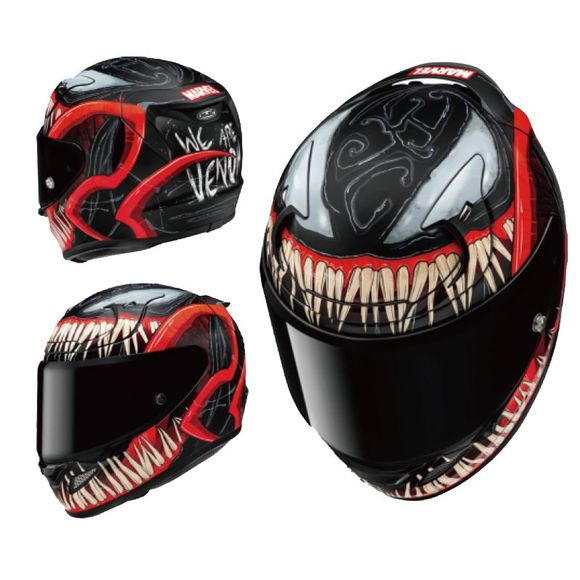 HJC RPHA 12 full face helmet - VENOM III - Black / RedRef: HJ1340