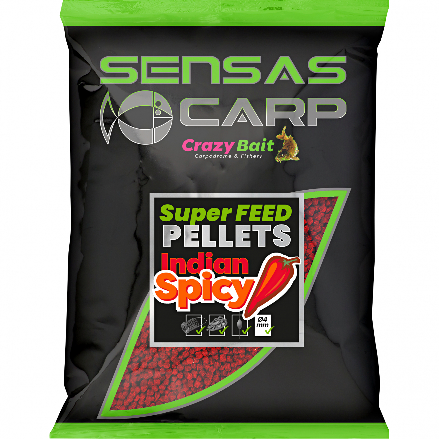 Sensas Super Feed Pellets (Indian Spicy)