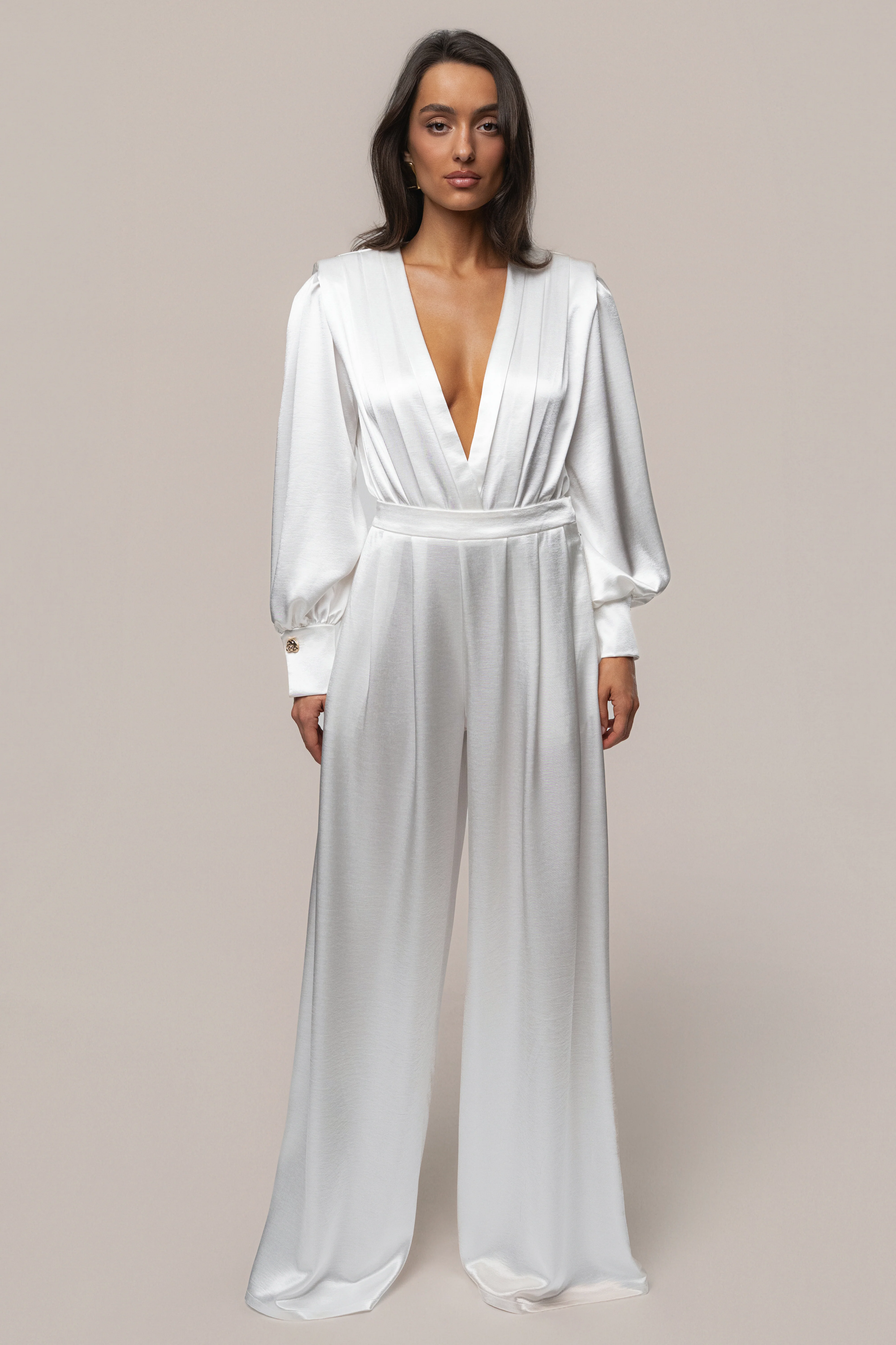 White Satin Radiance Bodysuit