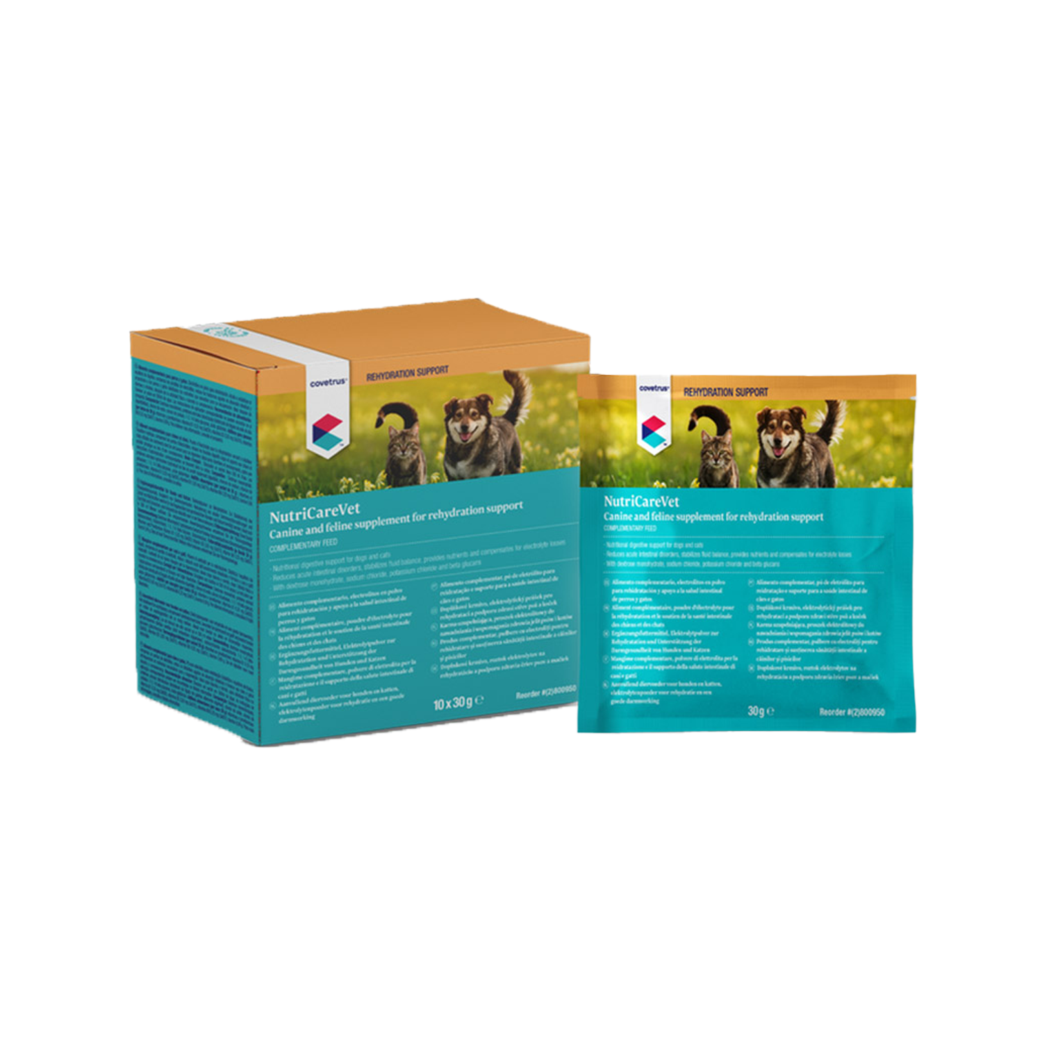 NutriCareVet Oral Rehydration Sachets - 10 x 30 g
