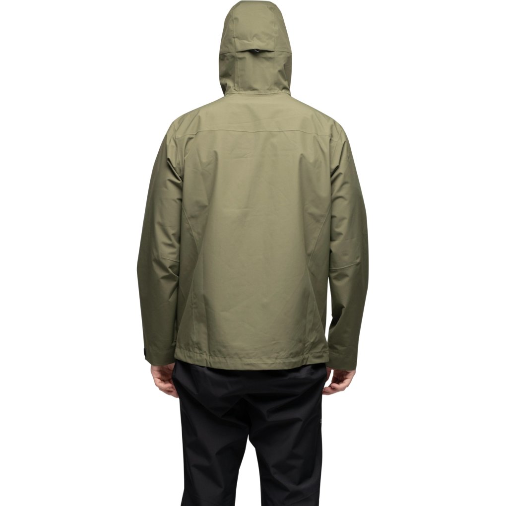 Bergans Essentials Rainshell 2.5L Jacket Men - dark green mud