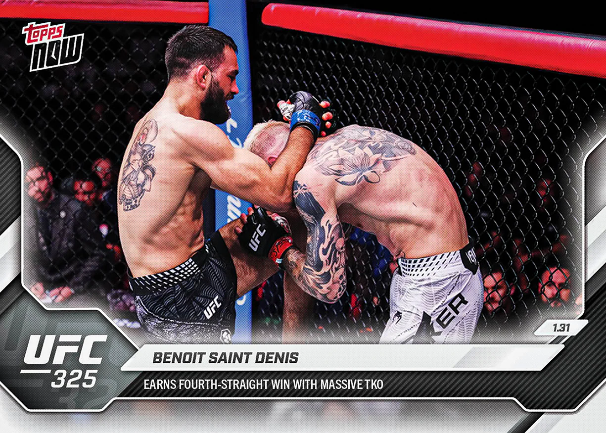 Benoit Saint Denis - 2026 UFC Topps NOW® - Card 5 - PR: 544