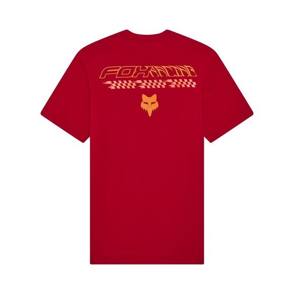 Short-Sleeve T-shirt Fox CHECKERED PREM - Red / BlackRef : FX5335