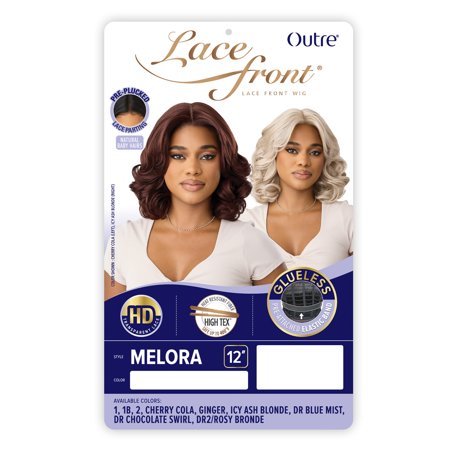 Outre HD Lace Front Wig Glueless Melora