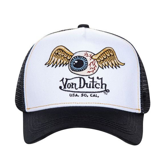 Casquette Von Dutch TRUCKER - Noir / BlancRef : VDH0037 / VD/0/CAS1/ART/WHI-TU