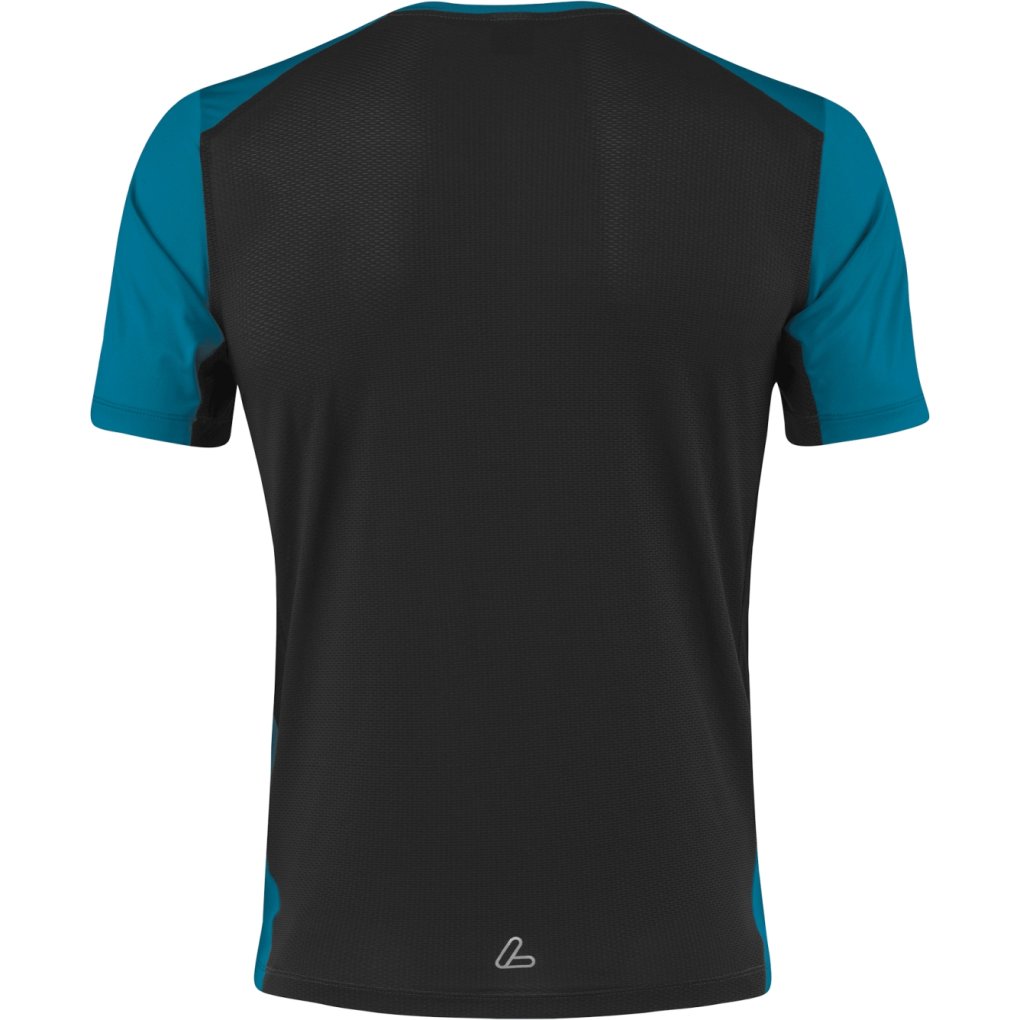 Löffler Two-Tone Vent T-Shirt Men - blue coral 373