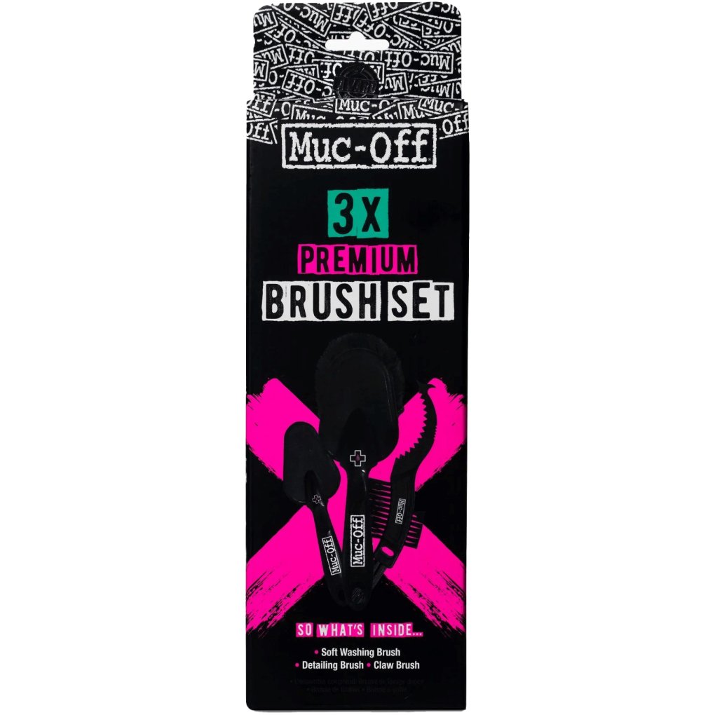Muc-Off 3x Premium Brush Kit