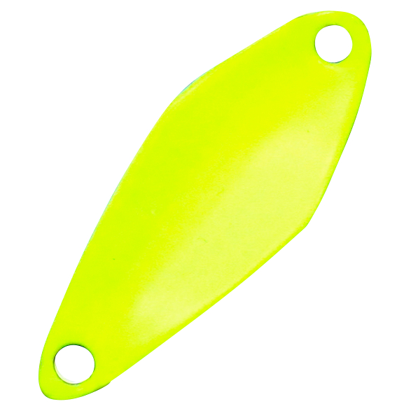 FTM Trout Spoon Tremo (2.3 g, Green\/Black, Yellow UV)