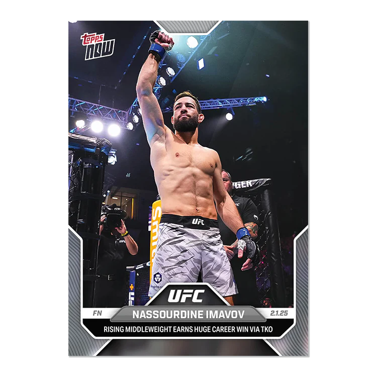 Nassourdine Imavov - 2025 UFC Topps NOW® Card 5