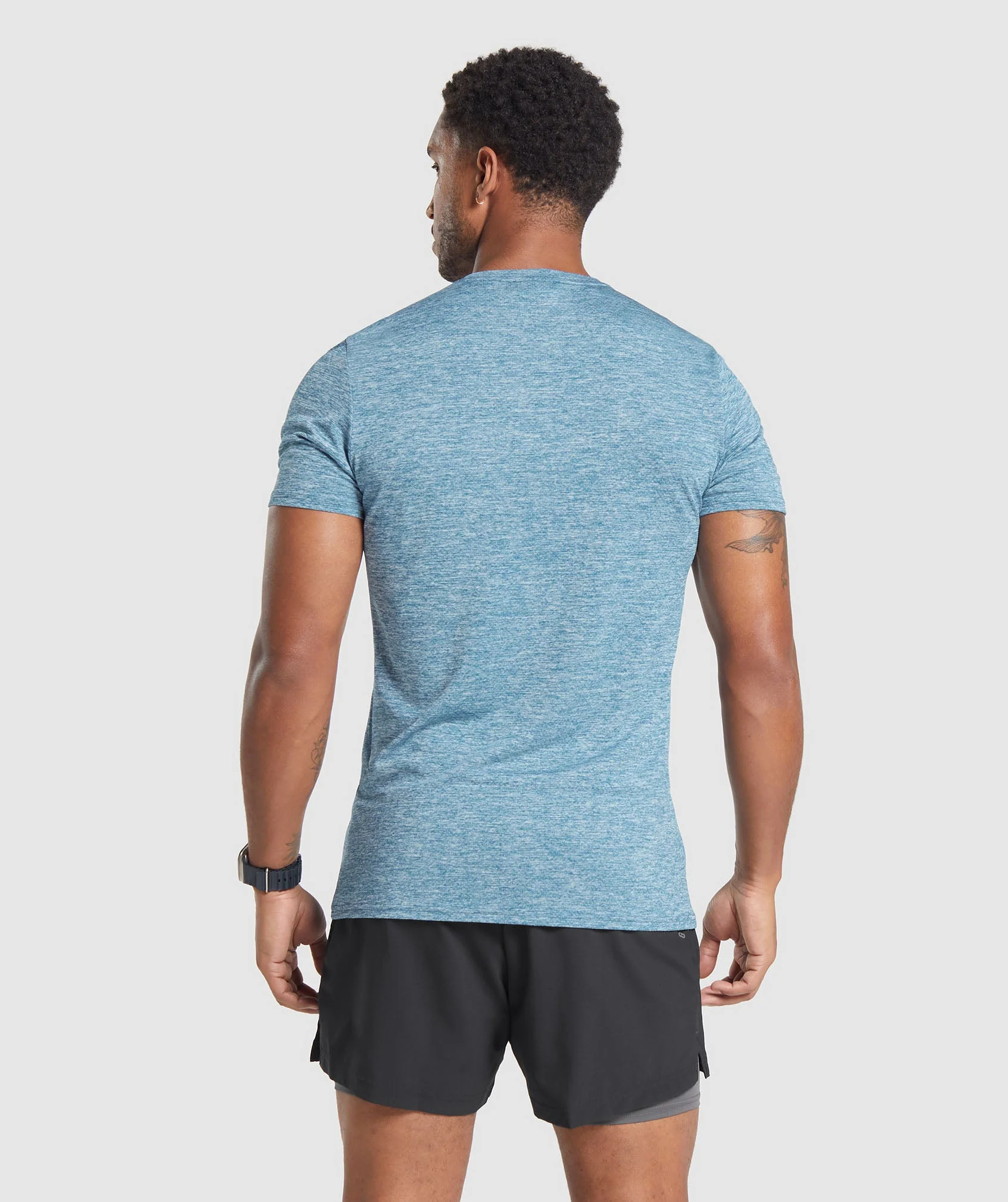 Arrival Marl T-Shirt Utility Blue/Fresh Blue Marl