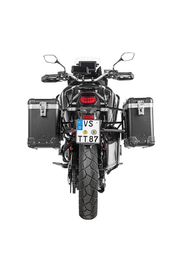 Touratech ZEGA Pro 31/38 suitcase - Black support included - Black anodizedRef: Trt01778A / 01-403-5782-0