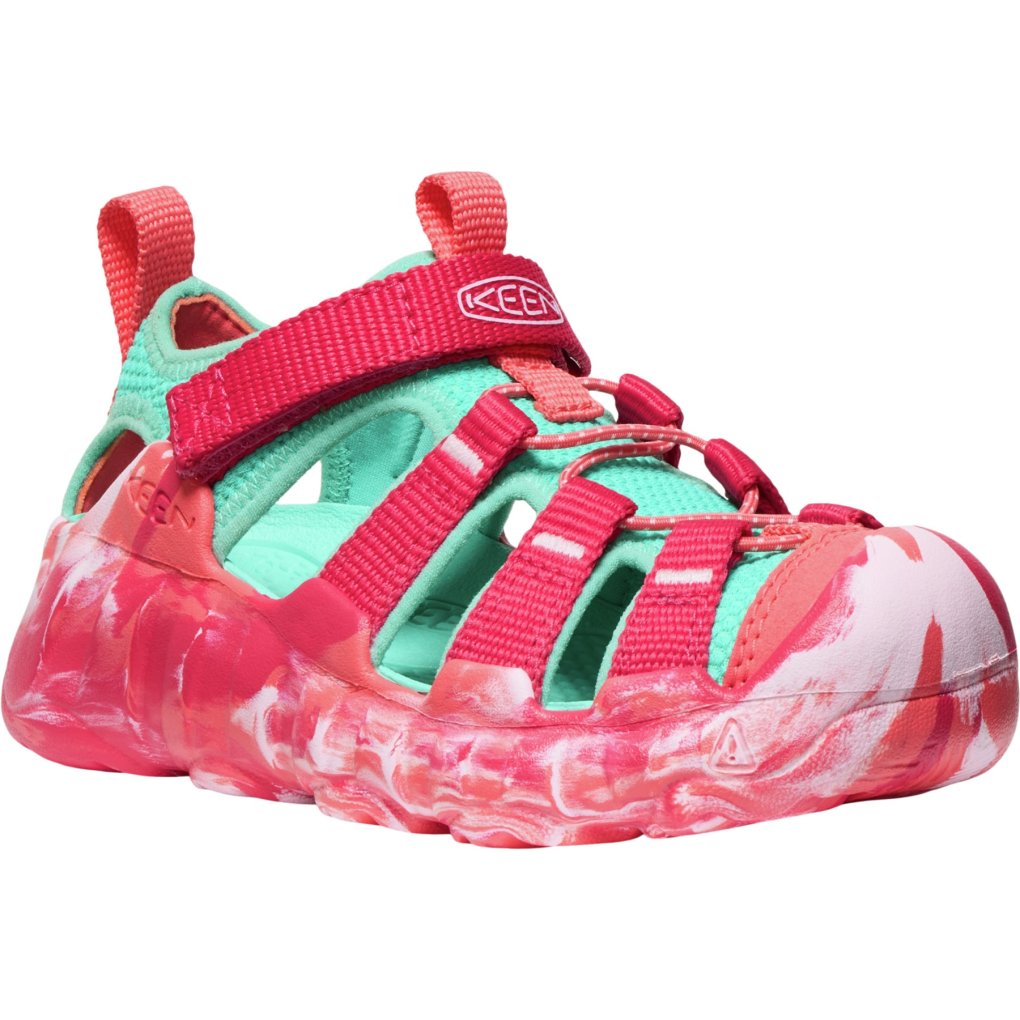 KEEN Hyperport H2 Sandals Children - Raspberry/Pool Blue