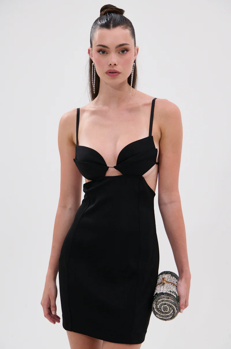 Miami Nights Mini Dress With Cutouts