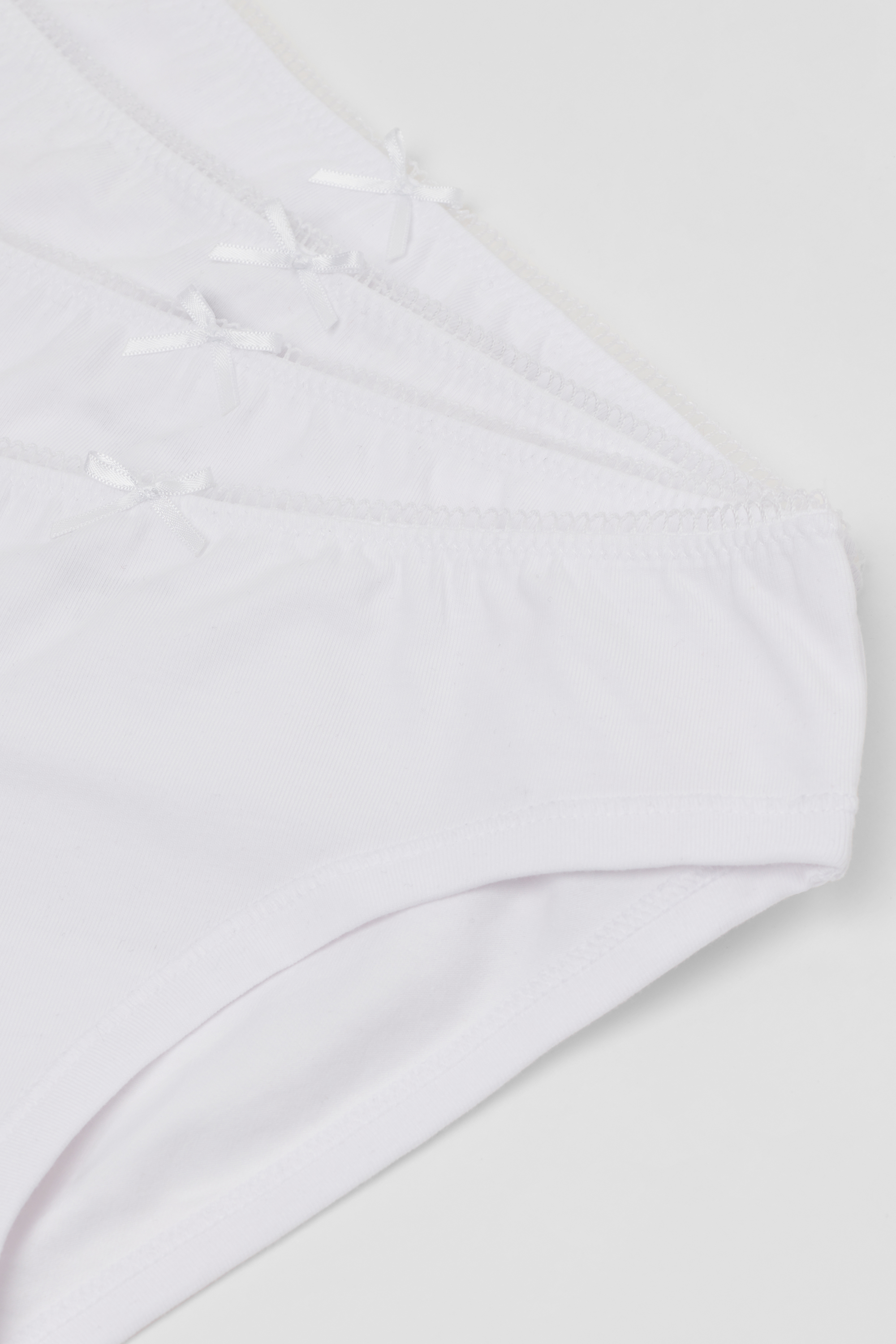 4 Pairs of Girls’ Basic Cotton Knickers