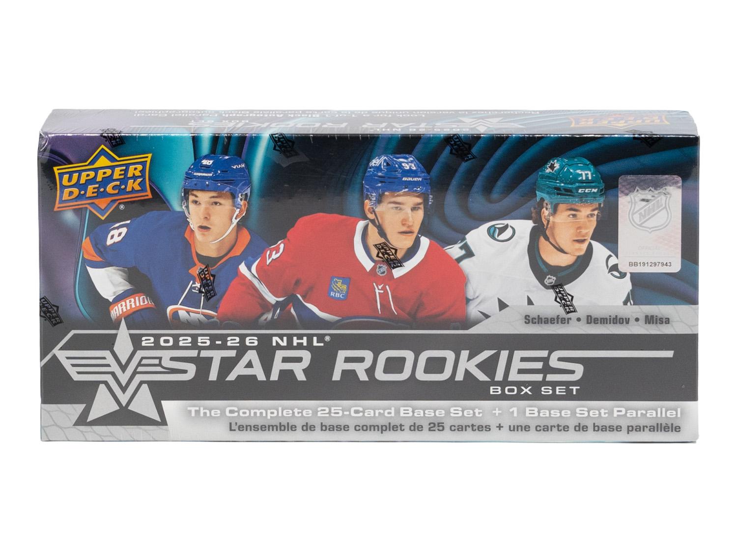 2025/26 Upper Deck NHL Star Rookies Box
