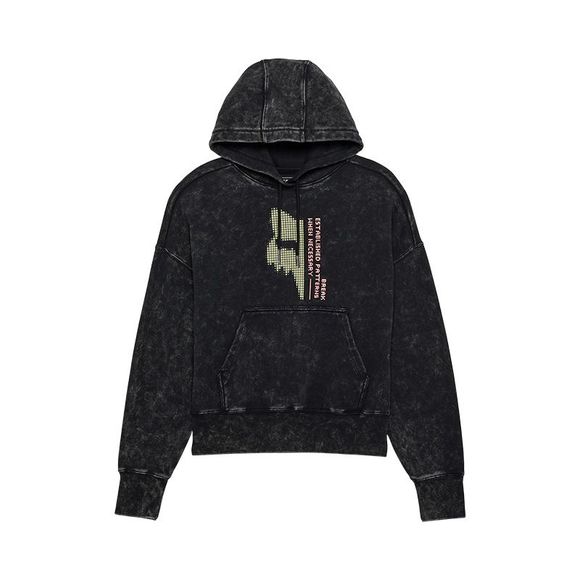 Fox throttle oversized women's sweatshirt - blackRef: FX4997