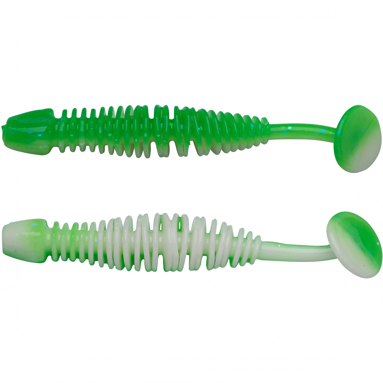 Berkley PowerBait Power Leech (Spring Green\/White)