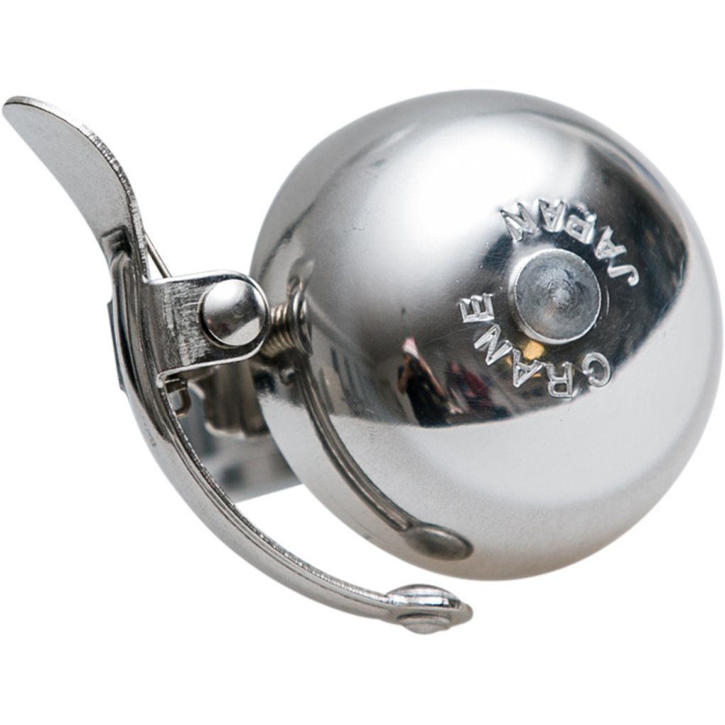 Crane Bell Co. Mini Suzu Bell - Steel Band Mount - polished silver