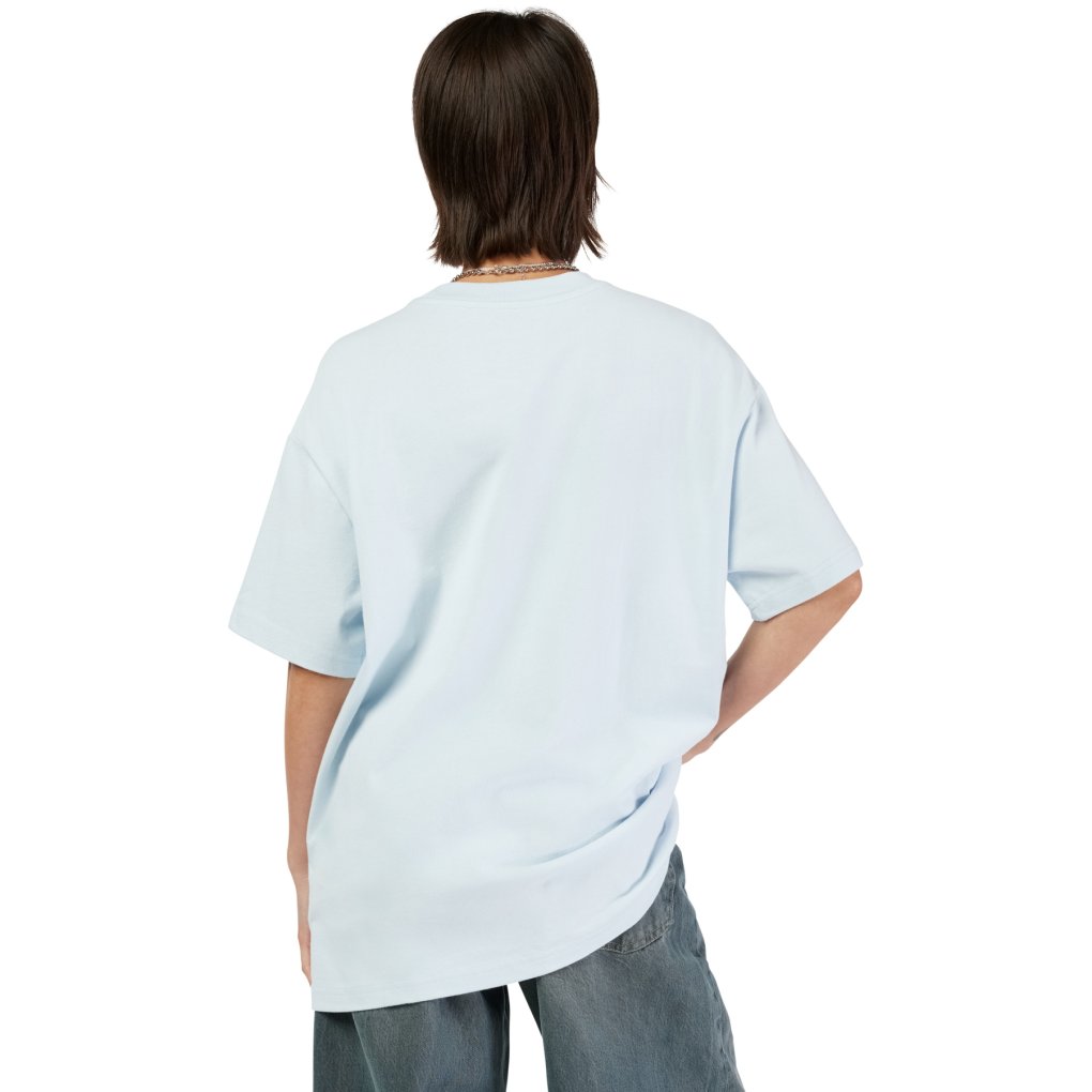 FOX Wordmark Oversized Short Sleeve Tee Women - pale blue