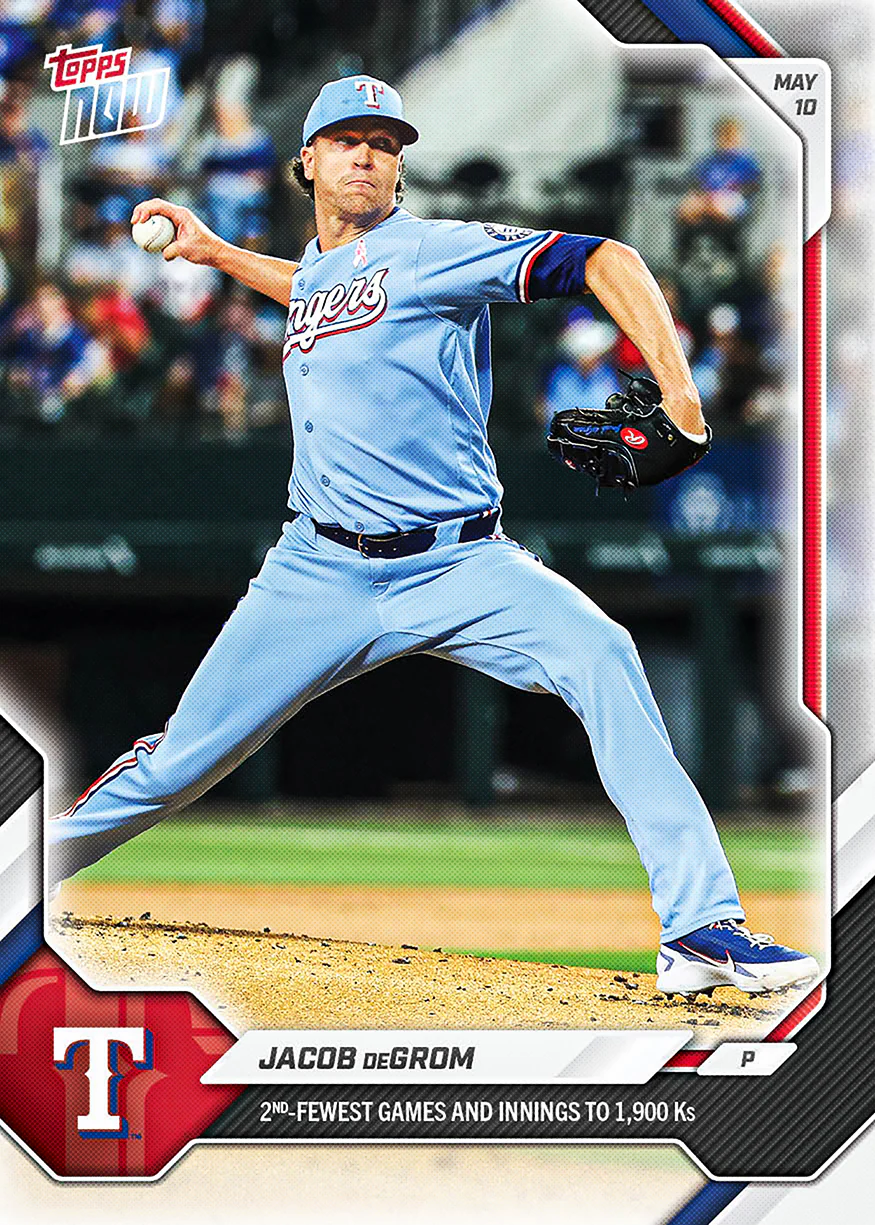 Jacob deGrom - 2026 MLB Topps NOW® - Card 188