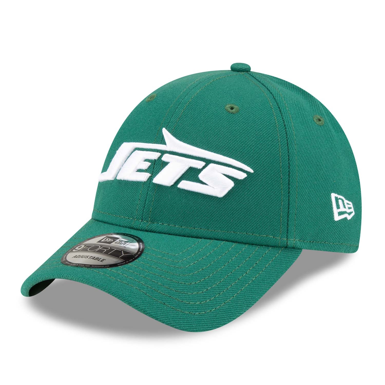 New York Jets First Down New Era 9FORTY Adjustable NFL Cap Green