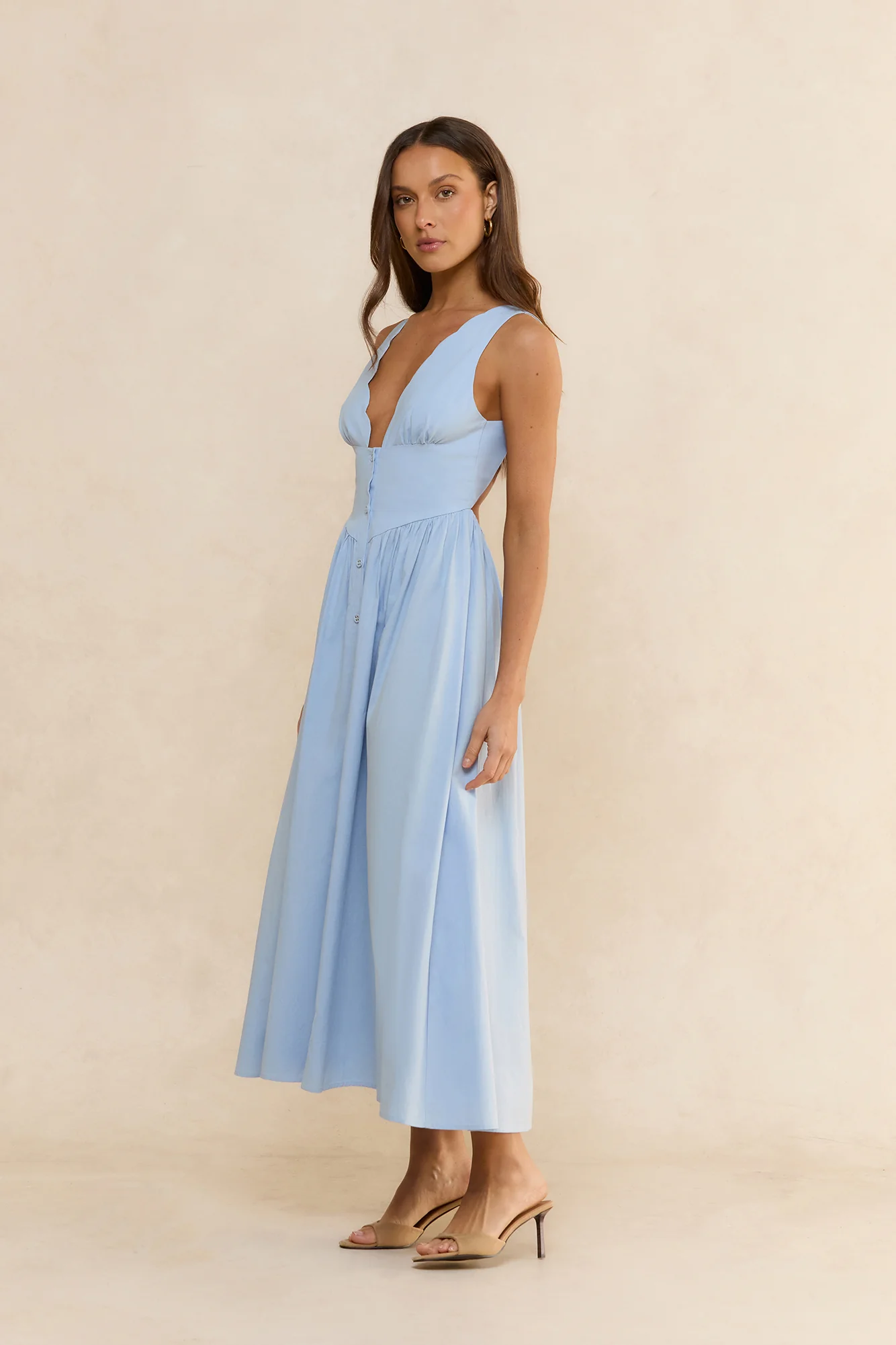 Chasing Daylight Maxi Dress Blue