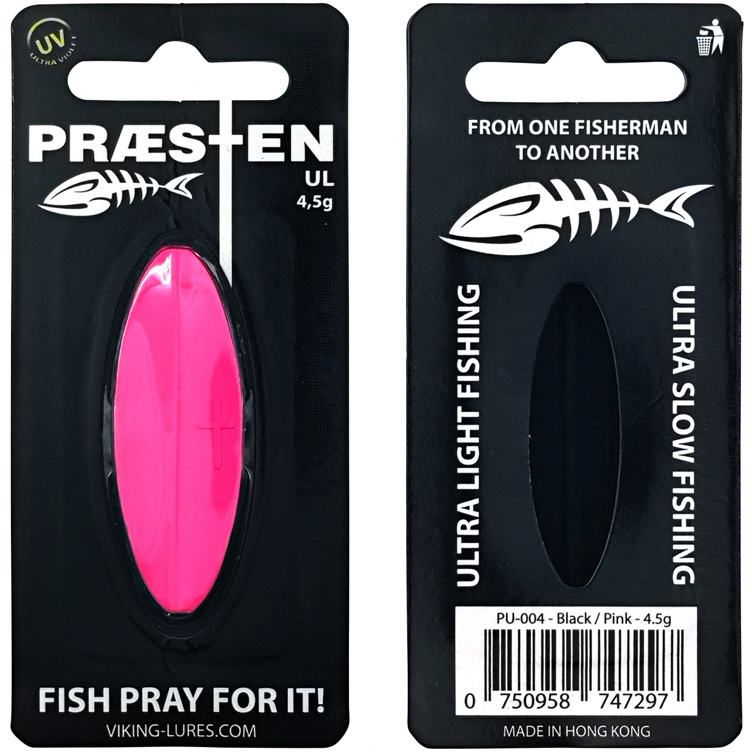 Westin Inline Bait Præsten UL (Black\/Pink)