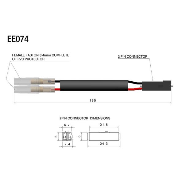 Rizoma Kawasaki Resistance Kit for Veloce L Turn Signal and MirrorRef: rz0150 / ee074h