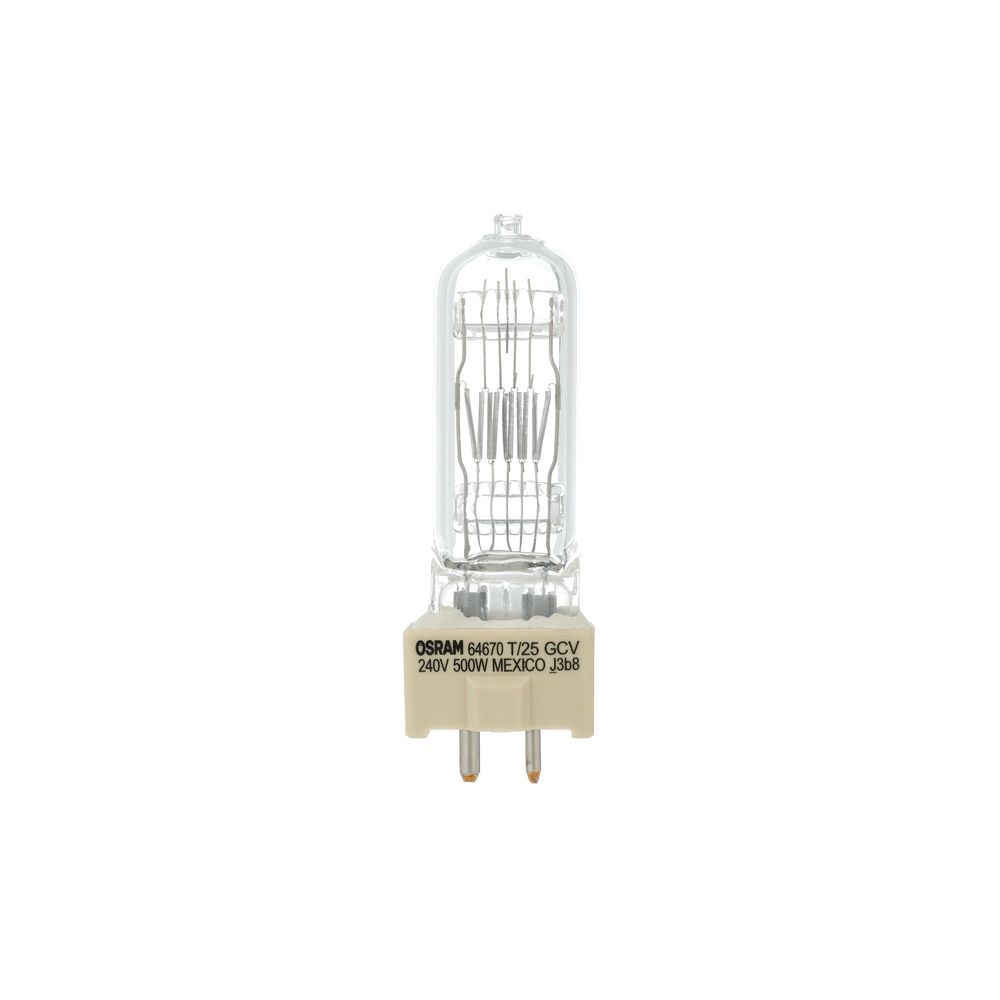Osram T25 64670 500W GY9.5 240V – Thomann Ireland