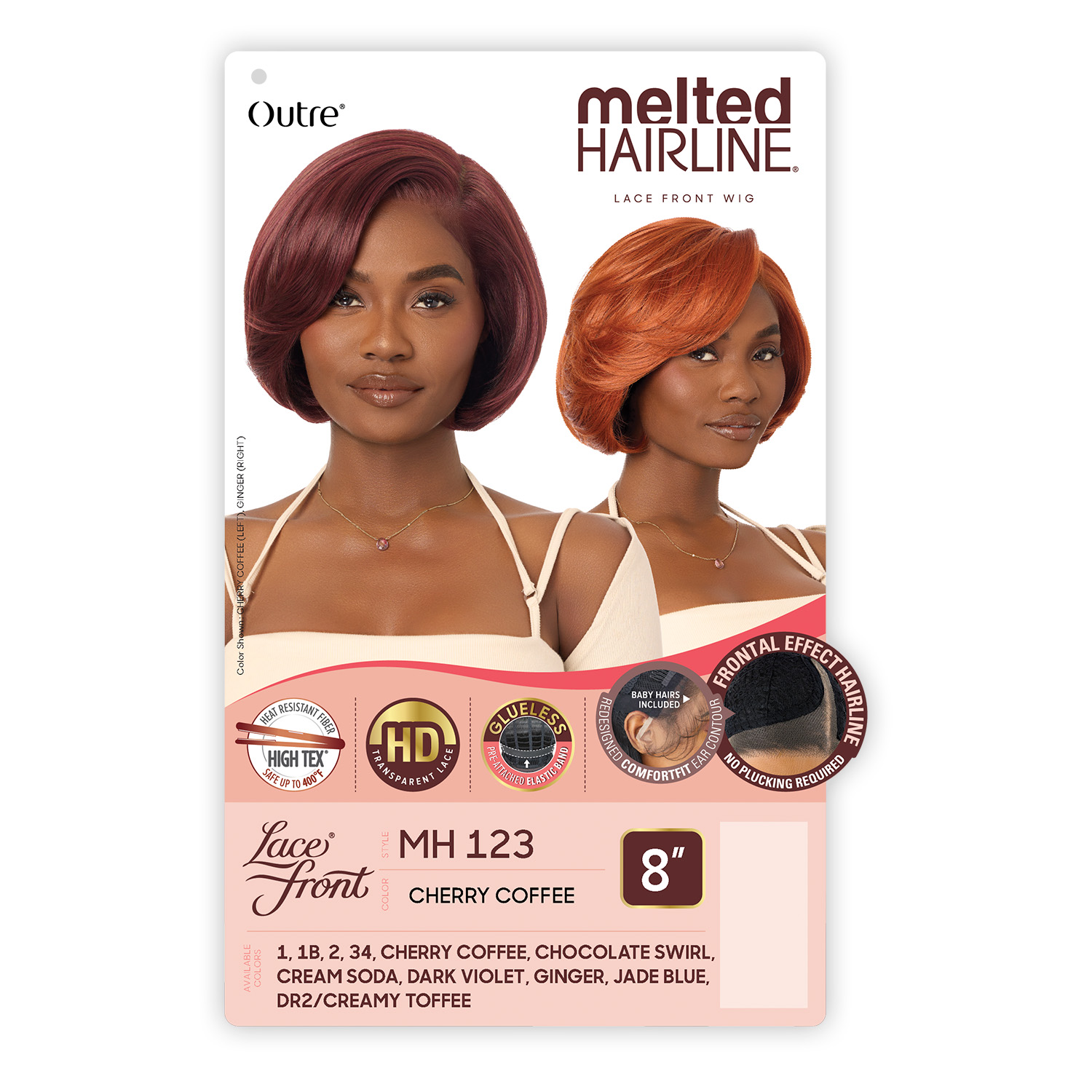 Outre HD Lace Front Wig Melted Hairline Glueless MH 123