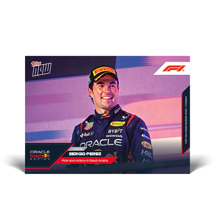 Topps UK - Pole and victory in Saudi Arabia - F1 TOPPS NOW® Card #005