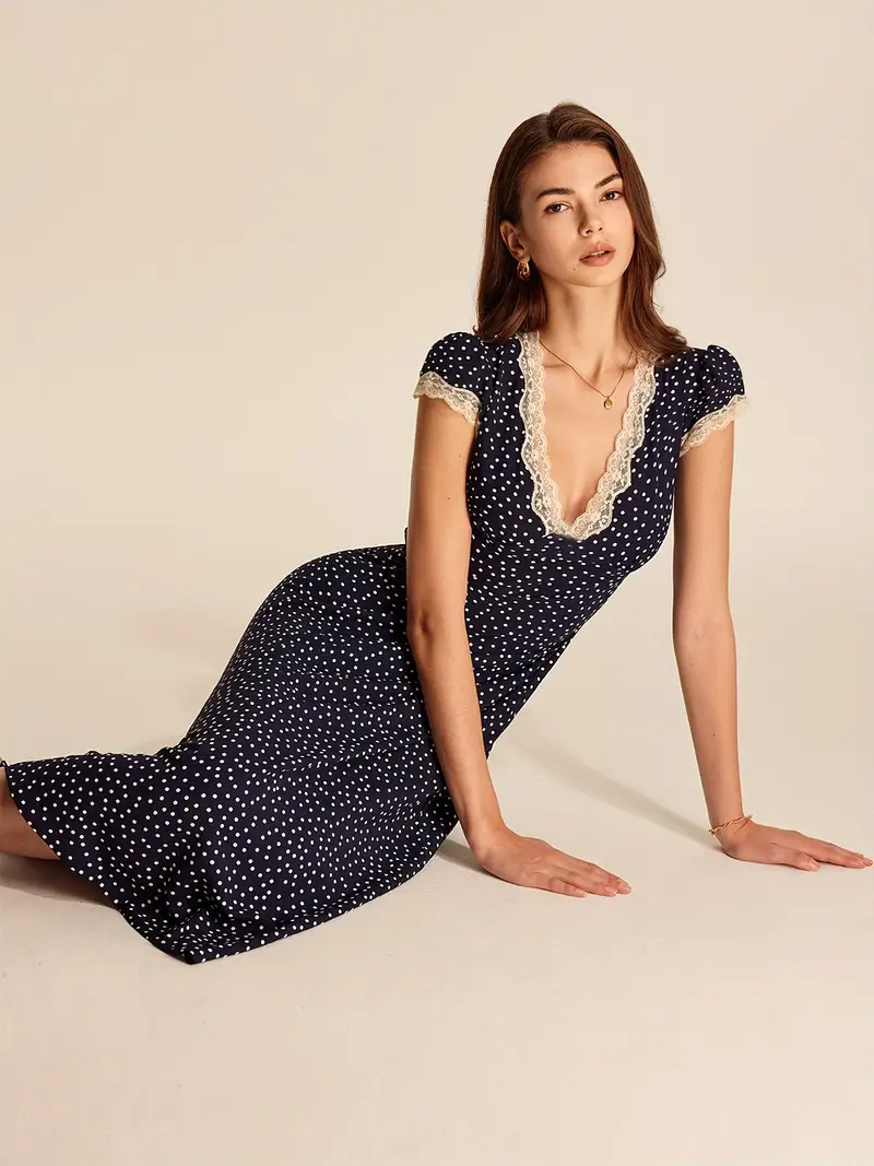 Aylin Polka Dot Dress